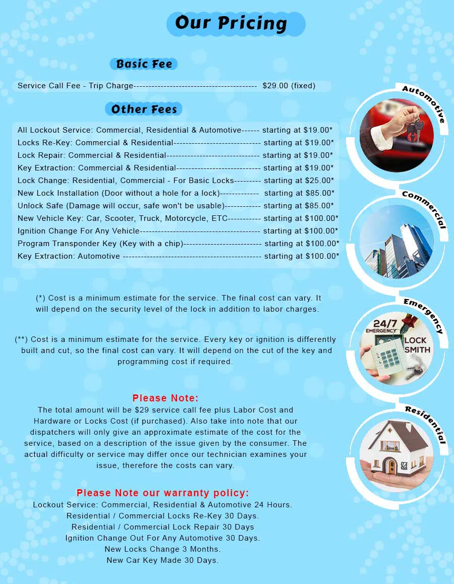 Lock Locksmith Services Oak Park, CA 818-570-0964